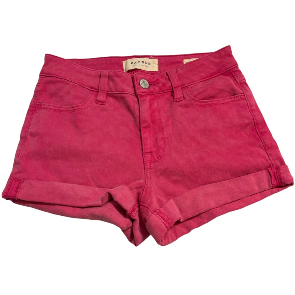 PacSun high waisted super stretch denim shortie size 24